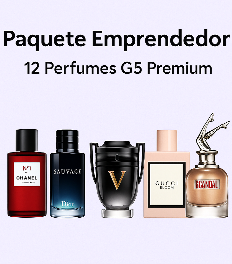 Paquete Emprendedor 12 Perfumes G5